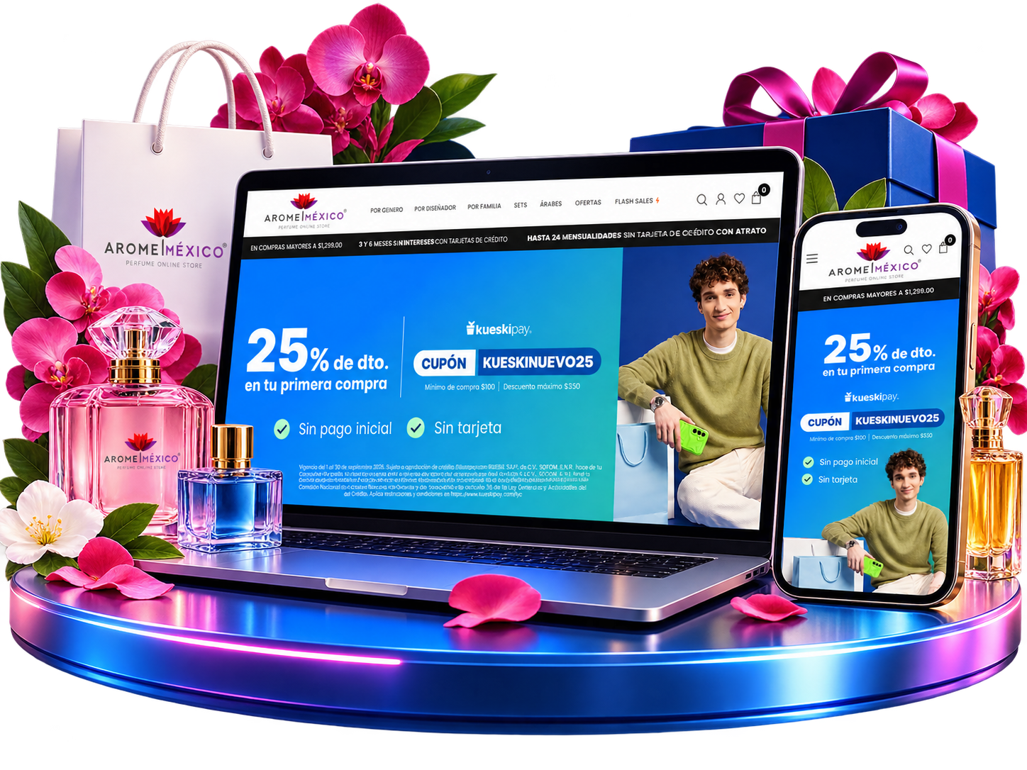 Ecommerce de fragancias Arome