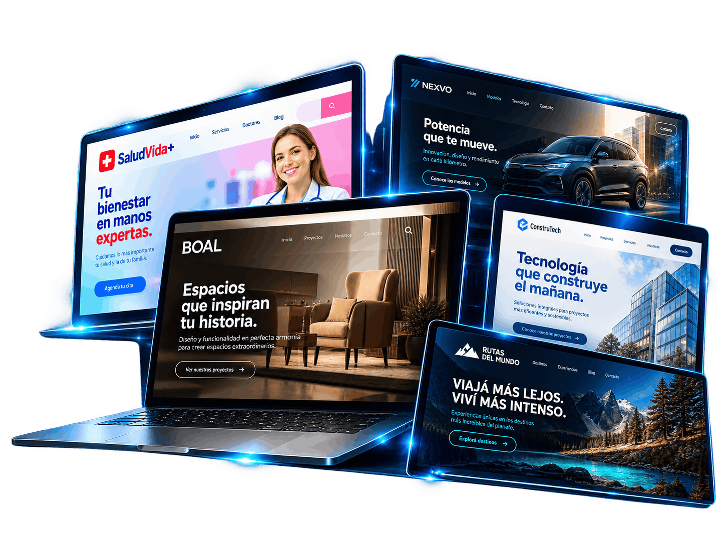 Proyectos de marcas en distintos dispositivos